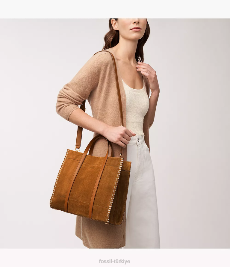 Fossil 6J04360 sele carmen alışverişçi çanta kadınlar