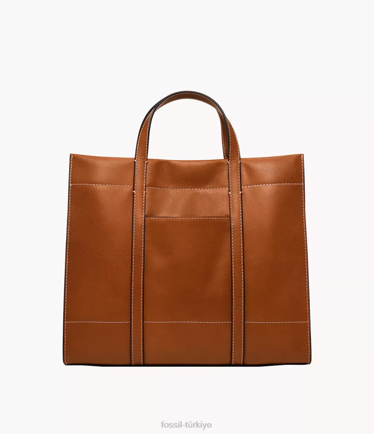 Fossil 6J04361 kahverengi carmen alışverişçi çanta kadınlar