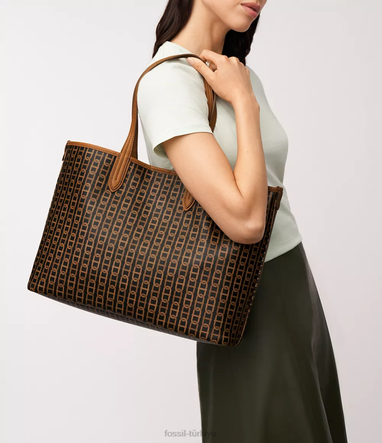 Fossil 6J04366 koyu kahverengi williamson çantası çanta kadınlar