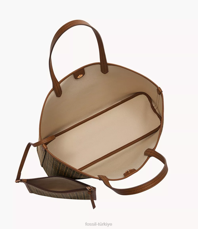 Fossil 6J04366 koyu kahverengi williamson çantası çanta kadınlar