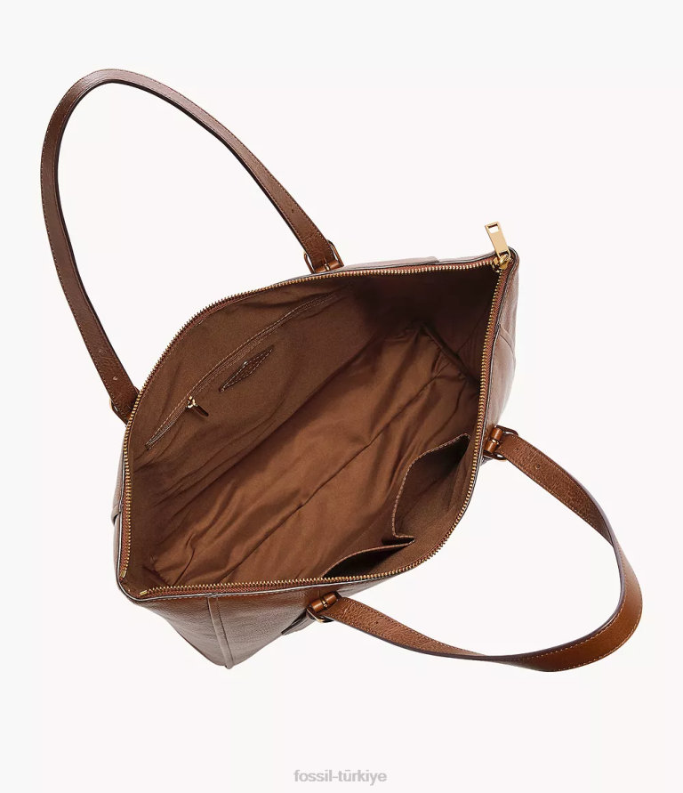 Fossil 6J04369 kahverengi carlie çantası çanta kadınlar