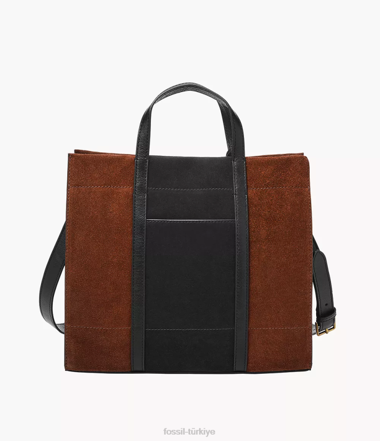 Fossil 6J04374 kahverengi carmen alışverişçi çanta kadınlar