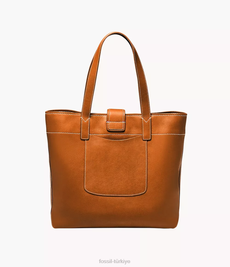 Fossil 6J04377 konyak Tremont çantası çanta kadınlar