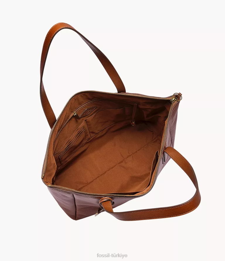 Fossil 6J04422 kahverengi Sidney çantası çanta kadınlar