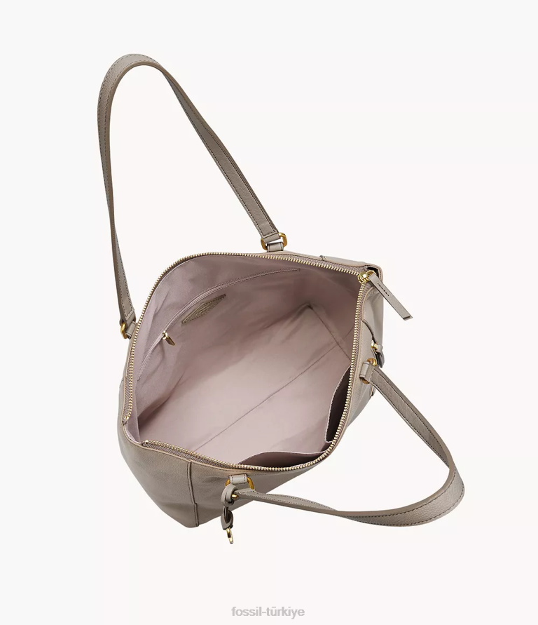 Fossil 6J04431 gri tara müşterisi çanta kadınlar