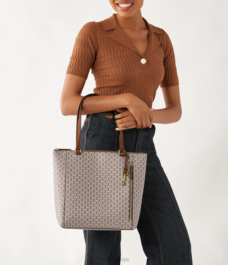 Fossil 6J04467 haki tara müşterisi çanta kadınlar