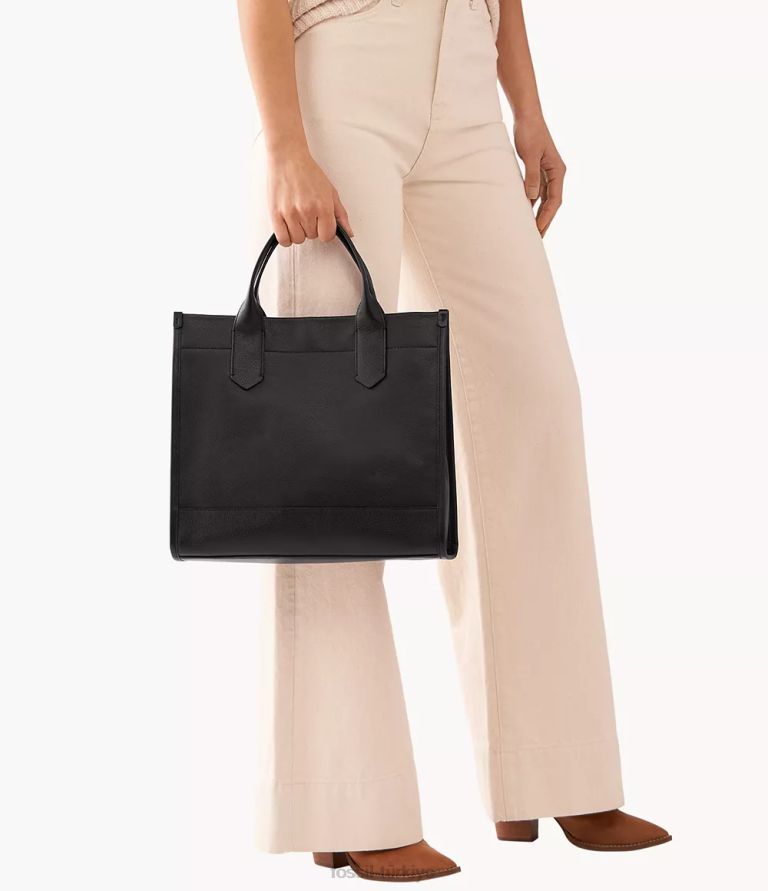 Fossil 6J04470 siyah Kyler çantası çanta kadınlar