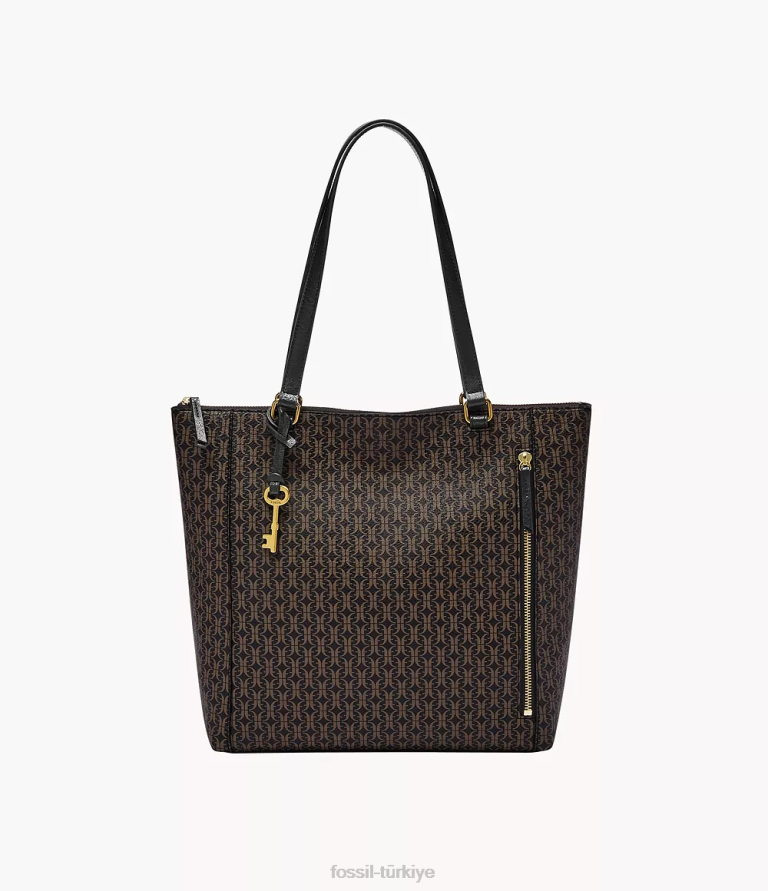 Fossil 6J04485 siyah tara müşterisi çanta kadınlar