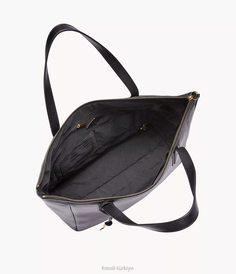 Fossil 6J04495 siyah Sidney çantası çanta kadınlar