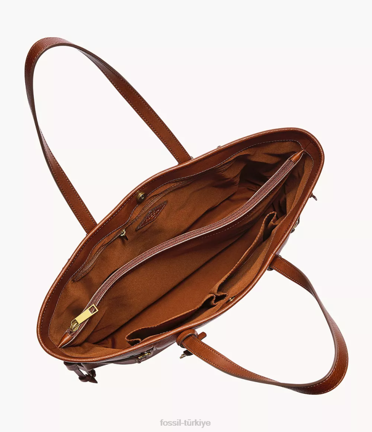 Fossil 6J04505 kahverengi charli çantası çanta kadınlar
