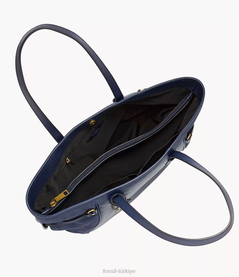 Fossil 6J04507 Donanma charli çantası çanta kadınlar