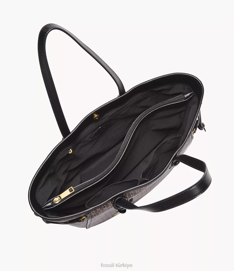 Fossil 6J04548 siyah charli çantası çanta kadınlar