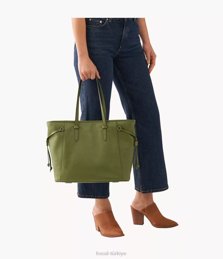 Fossil 6J04570 zeytin Charlie çantası çanta kadınlar