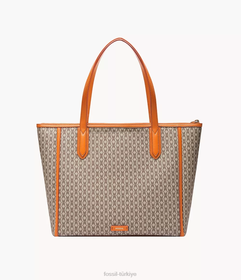 Fossil 6J04596 turuncu Sidney çantası çanta kadınlar