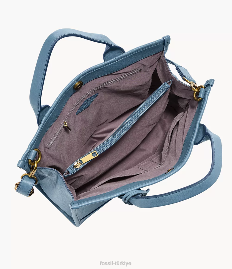 Fossil 6J04599 mavi Kyler çantası çanta kadınlar