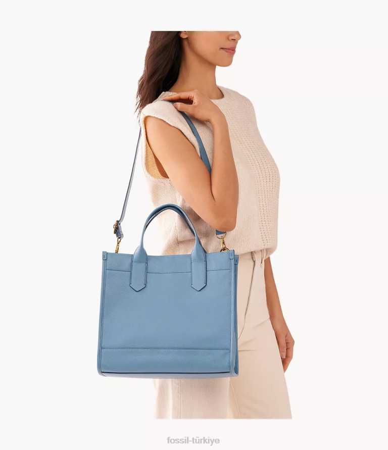 Fossil 6J04599 mavi Kyler çantası çanta kadınlar