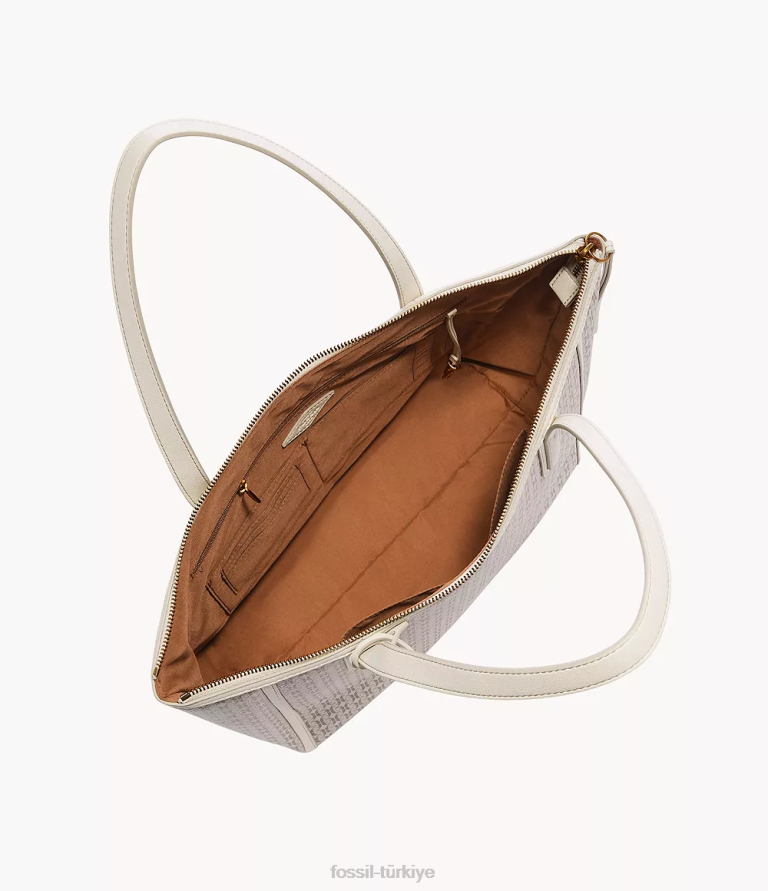Fossil 6J04665 açık kahverengi Sidney çantası çanta kadınlar