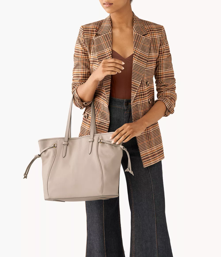 Fossil 6J04697 gri charli çantası çanta kadınlar