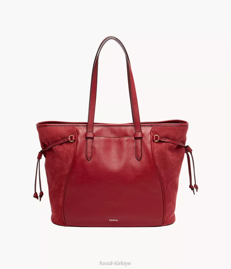 Fossil 6J04701 kırmızı charli çantası çanta kadınlar