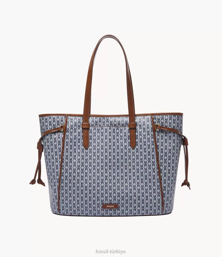 Fossil 6J04703 mavi charli çantası çanta kadınlar
