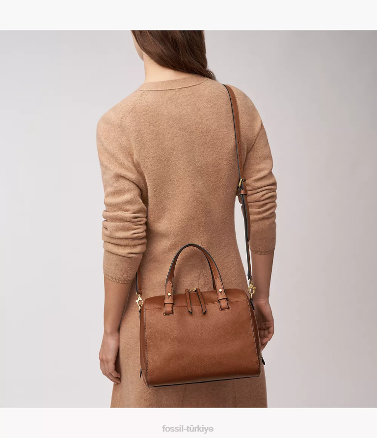 Fossil 6J04289 kahverengi rachel çantası çanta kadınlar