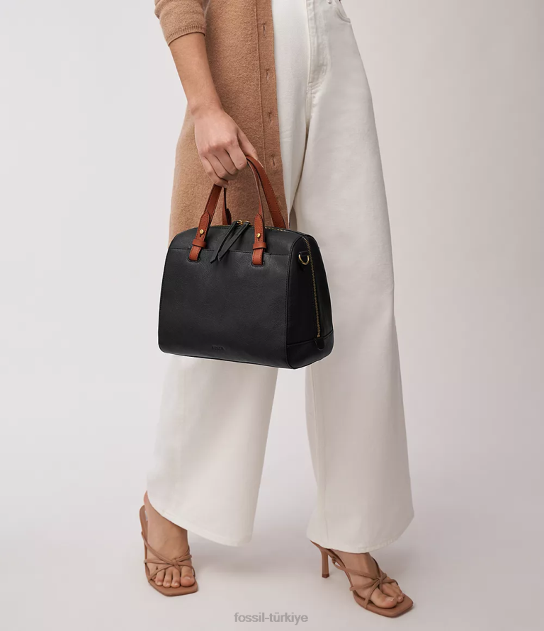 Fossil 6J04297 siyah rachel çantası çanta kadınlar
