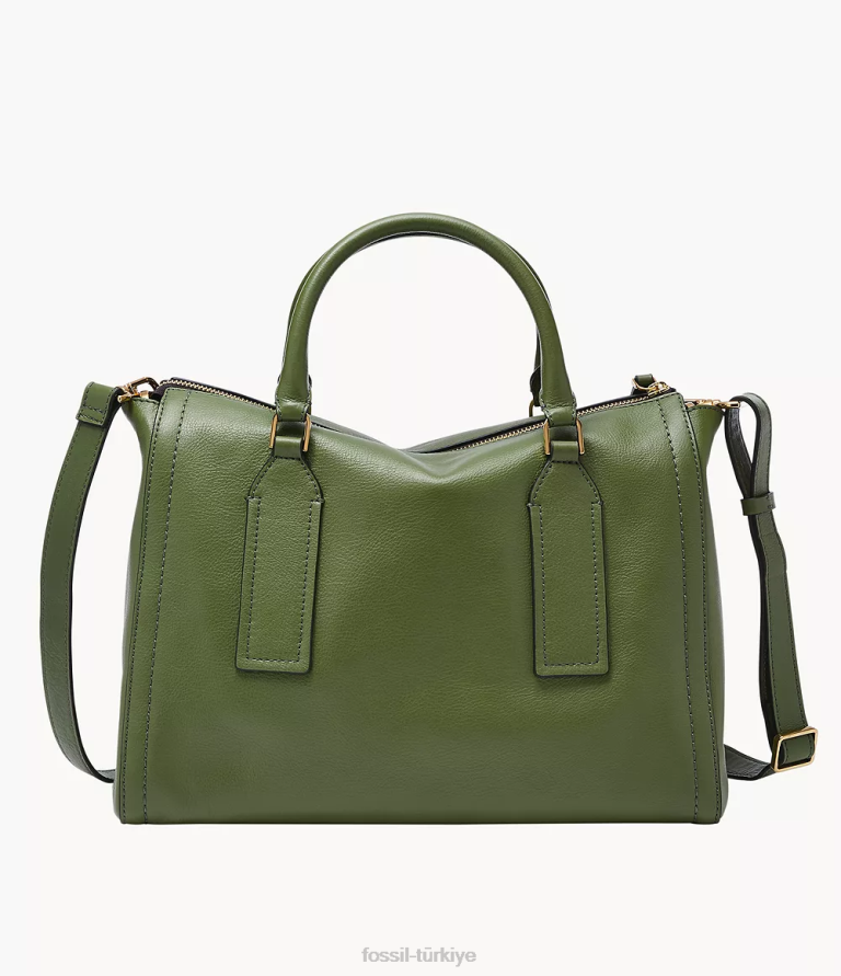 Fossil 6J04349 yeşil parker çantası çanta kadınlar