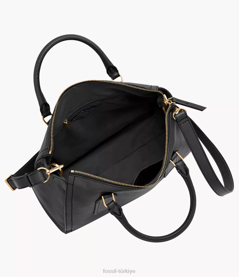 Fossil 6J04400 siyah parker çantası çanta kadınlar