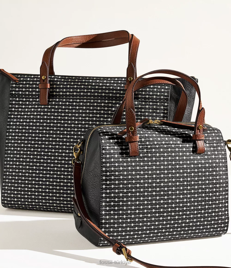 Fossil 6J04424 siyah rachel çantası çanta kadınlar