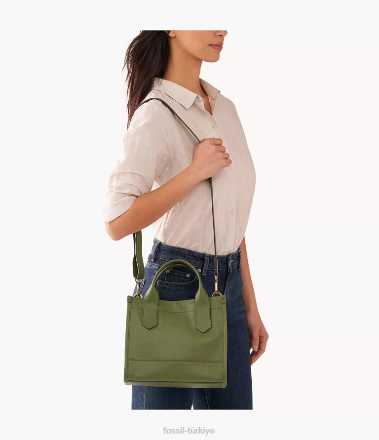 Fossil 6J04451 zeytin Kyler çantası çanta kadınlar