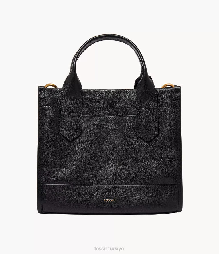 Fossil 6J04504 siyah Kyler çantası çanta kadınlar