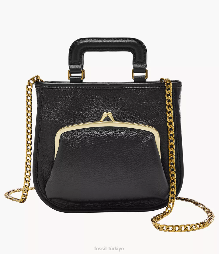 Fossil 6J04521 siyah çanta çanta kadınlar