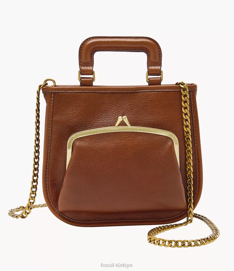 Fossil 6J04550 kahverengi çanta çanta kadınlar