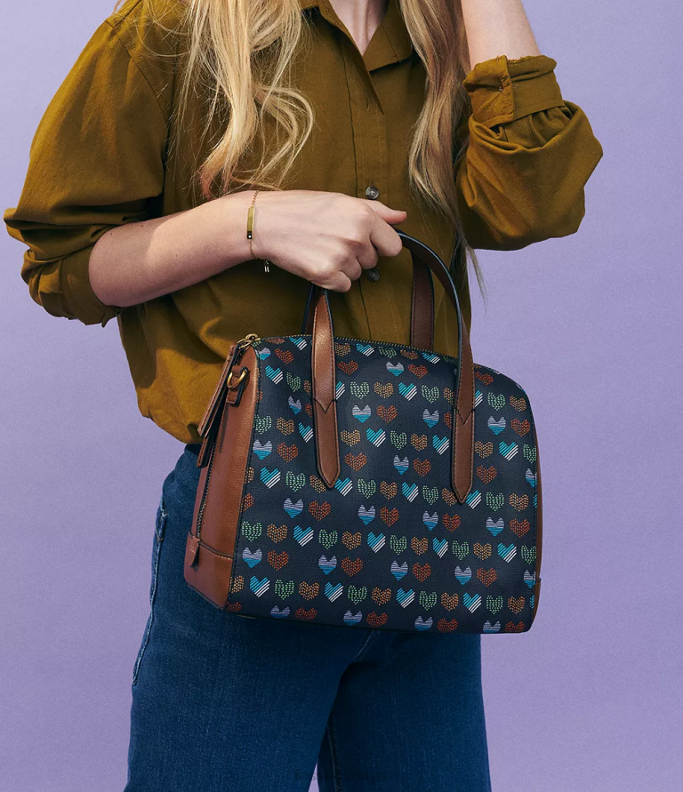 Fossil 6J04569 Donanma Sidney çantası çanta kadınlar