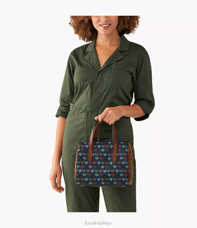 Fossil 6J04569 Donanma Sidney çantası çanta kadınlar