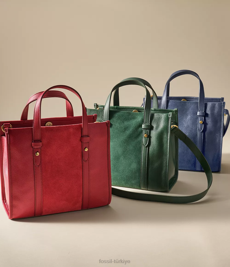 Fossil 6J04576 Donanma Kingston çantası çanta kadınlar