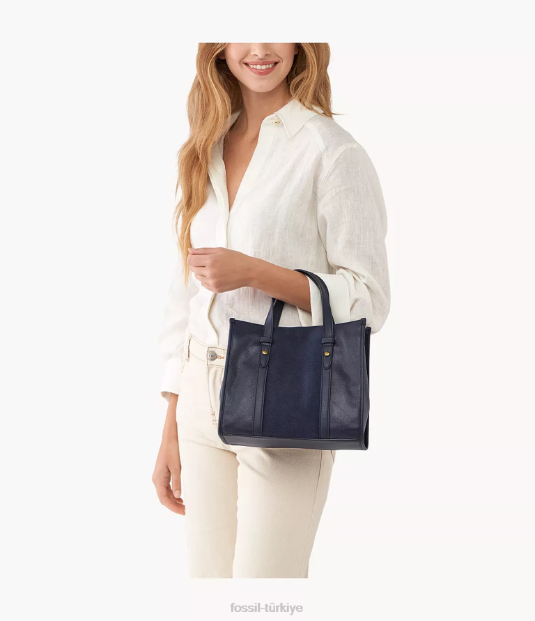 Fossil 6J04576 Donanma Kingston çantası çanta kadınlar