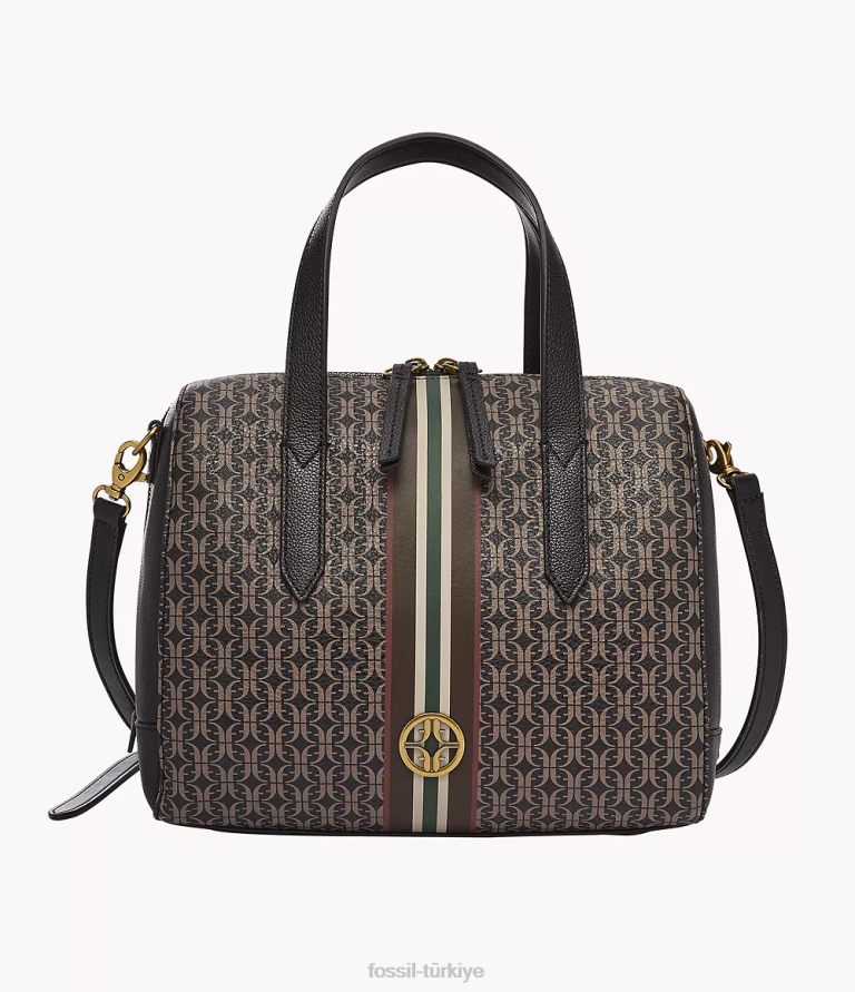 Fossil 6J04588 siyah Sidney çantası çanta kadınlar