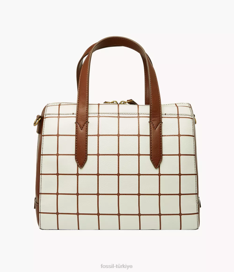 Fossil 6J04591 kahverengi Sidney çantası çanta kadınlar