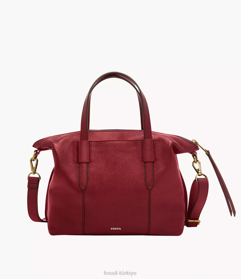 Fossil 6J04605 kırmızı Skylar çantası çanta kadınlar
