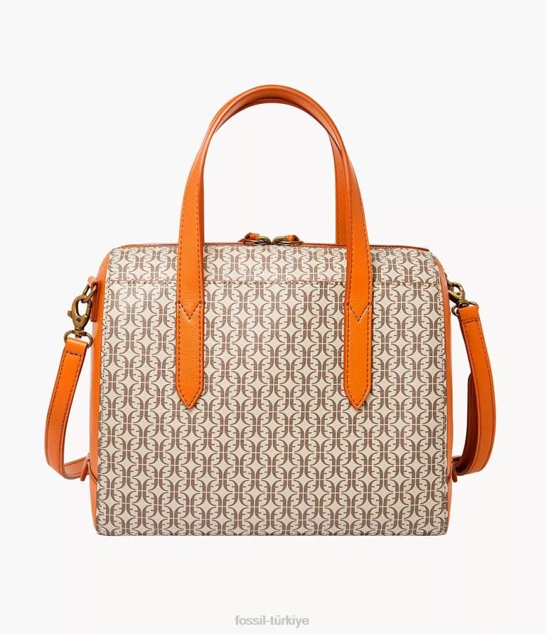 Fossil 6J04613 turuncu Sidney çantası çanta kadınlar