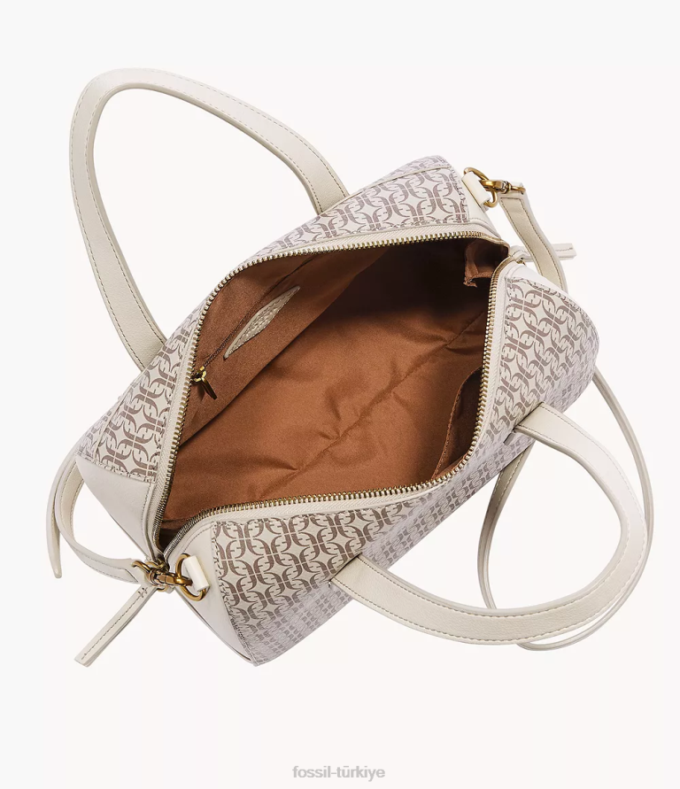Fossil 6J04631 beyaz Sidney çantası çanta kadınlar
