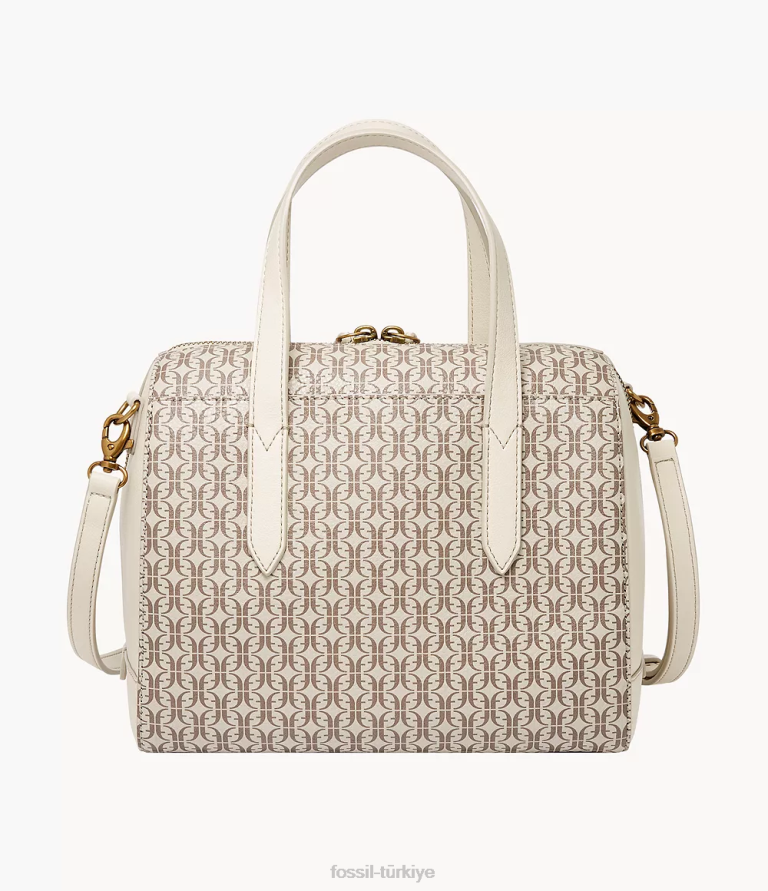 Fossil 6J04631 beyaz Sidney çantası çanta kadınlar