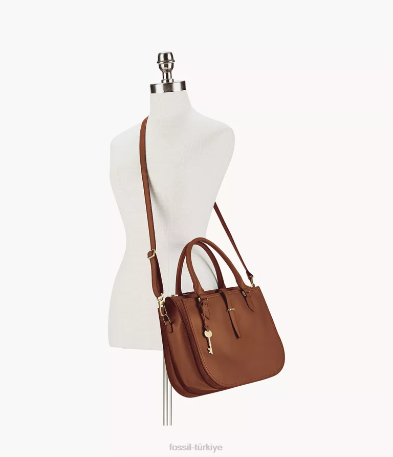Fossil 6J04637 kahverengi Ryder çantası çanta kadınlar
