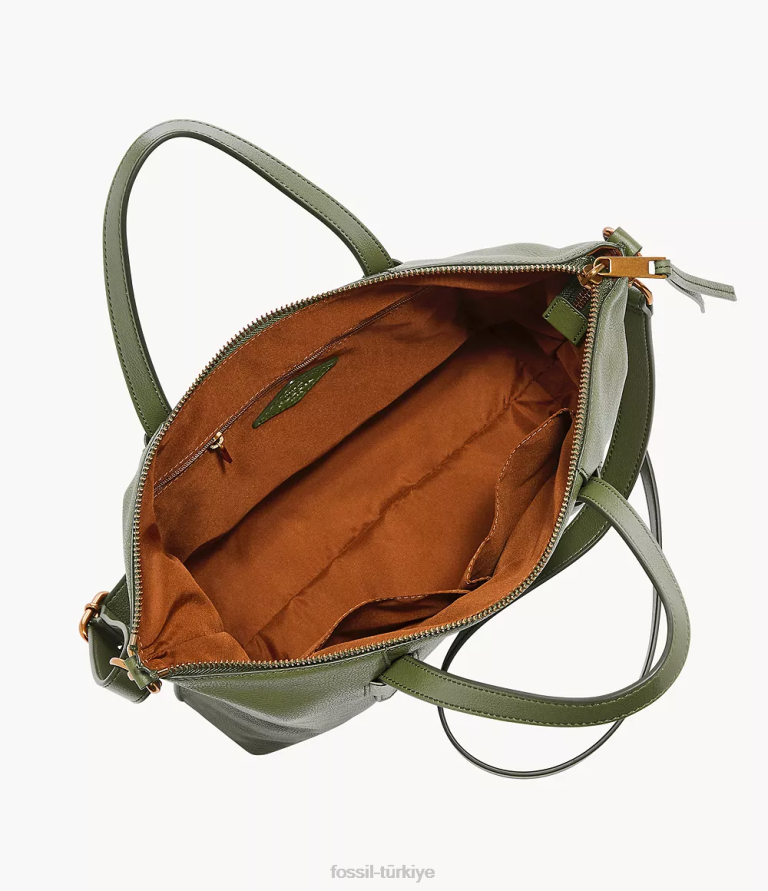 Fossil 6J04678 zeytin Skylar çantası çanta kadınlar
