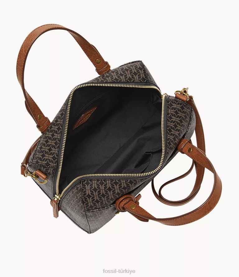 Fossil 6J04686 siyah rachel çantası çanta kadınlar