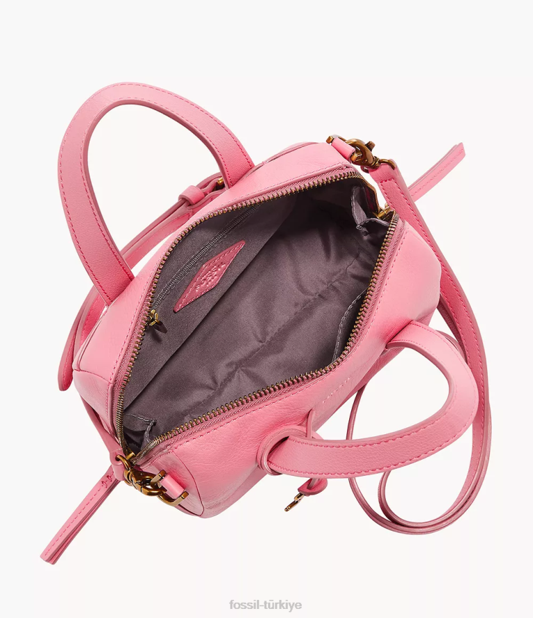 Fossil 6J04740 pembe sydney mini çanta çanta kadınlar