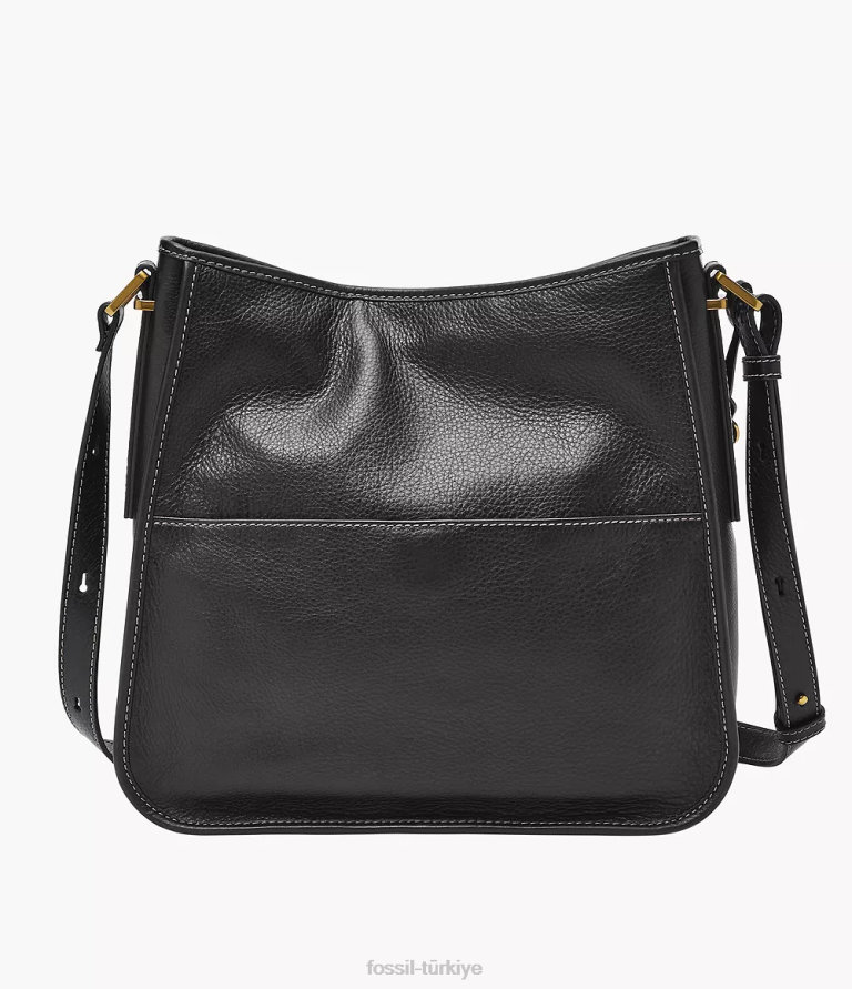 Fossil 6J04382 siyah miras serseri çanta kadınlar