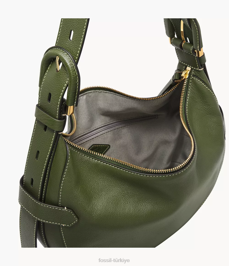 Fossil 6J04385 yeşil Harwell serseri çanta kadınlar