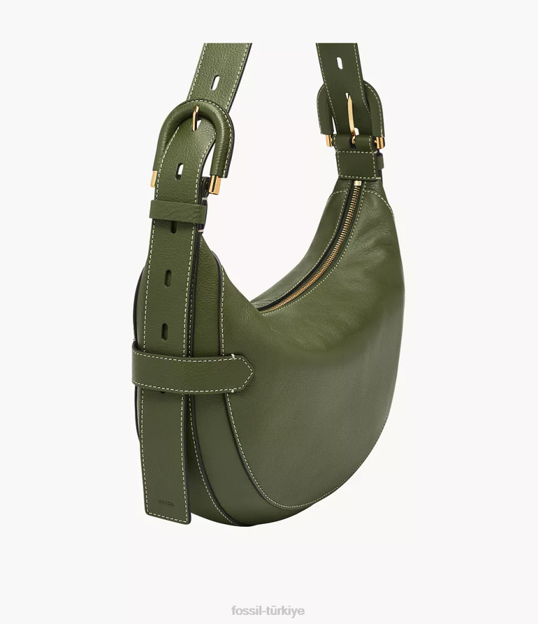 Fossil 6J04385 yeşil Harwell serseri çanta kadınlar
